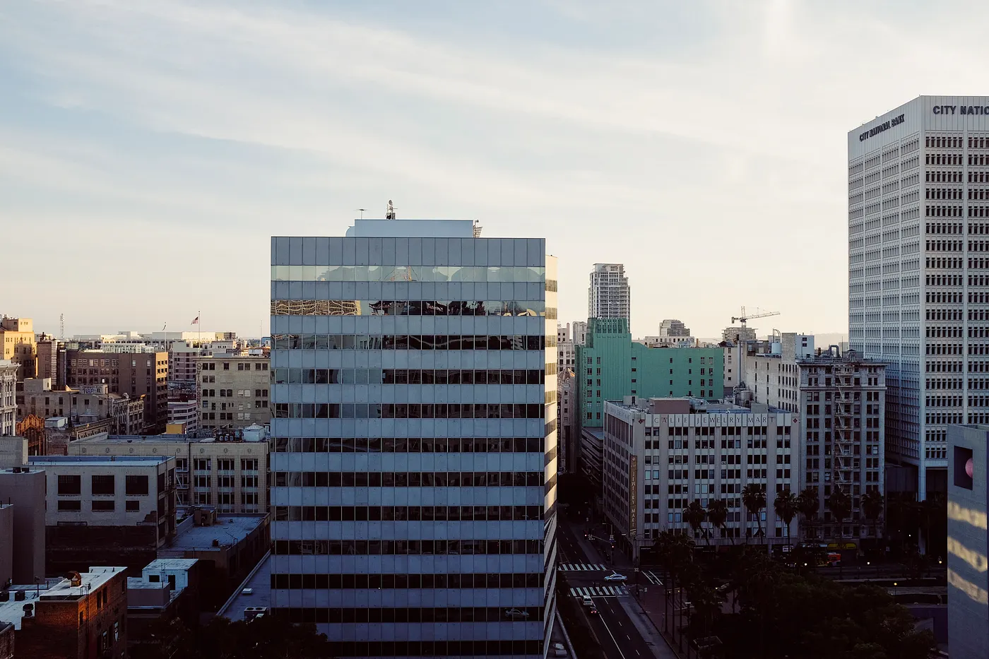 The sky changing colors